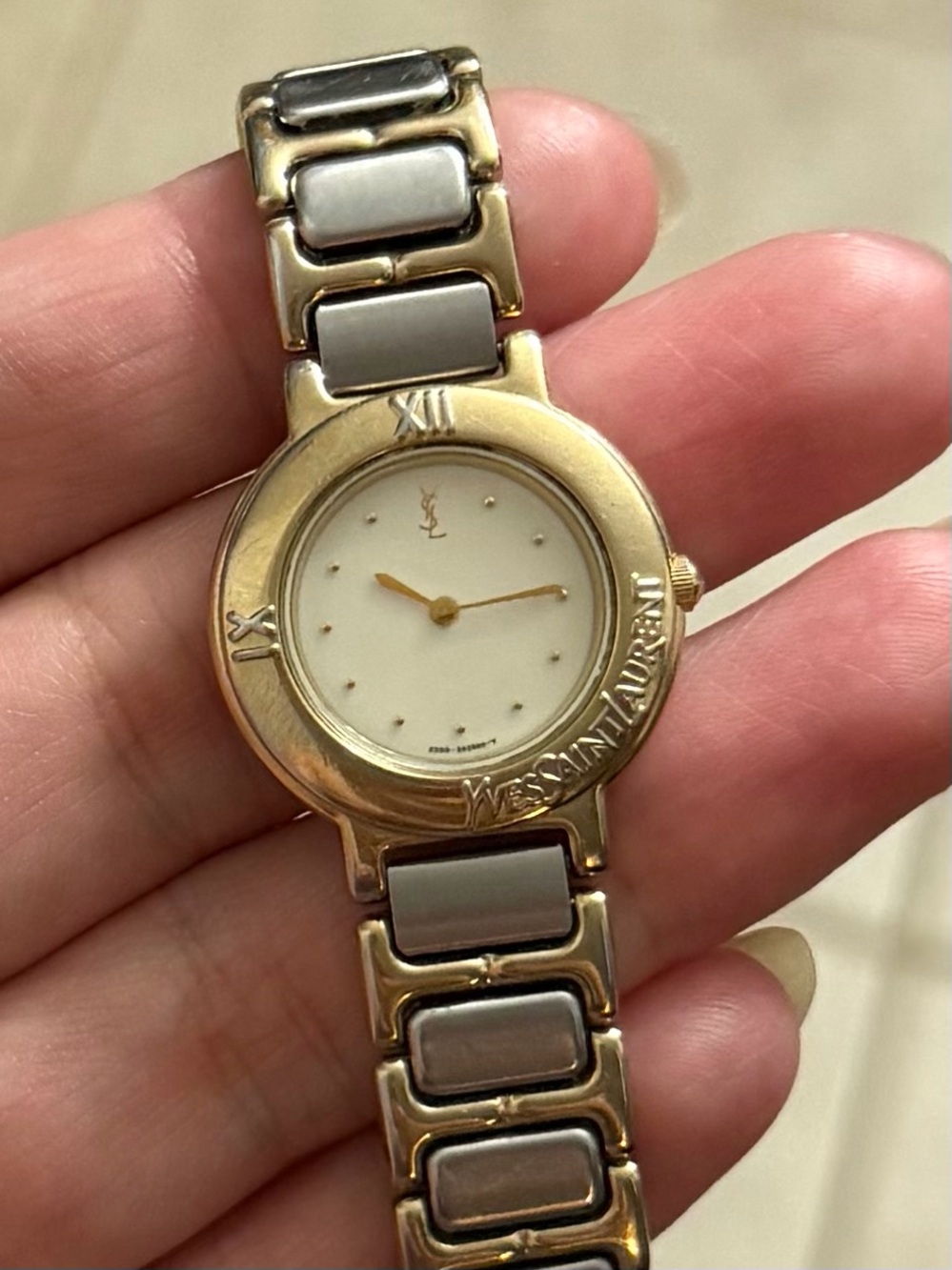Vintage YSL | Two Toned Watch